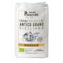 Sacco da 5-25 Kg farina di antico grano siciliano "Khorasan" bio Molino Paratore