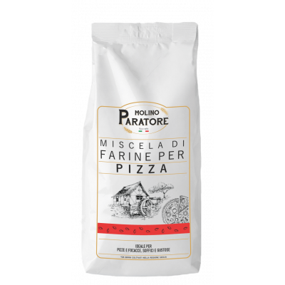 Sacco da 1 Kg farina per "pizza" mix di semola rimacinata di grano duro e farina di grano tenero Molino Paratore