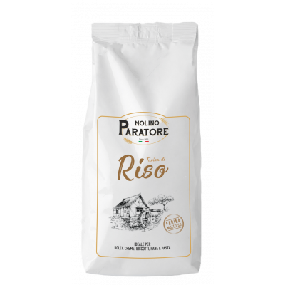 Sacco da 1 Kg farina di "riso" Molino Paratore