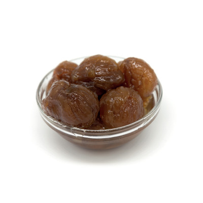 Marroni Piemonte Medio 5/6 per etto (sgocciolato) Romeo Canditori