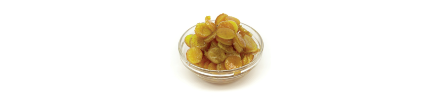 Tondini di frutta candita
